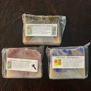 Set of 3 Homemade Bath Soaps